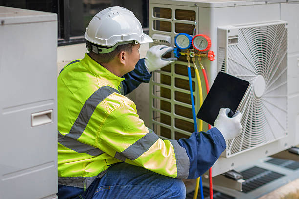 Professional Air Duct Cleaning technician working in Los Lunas, NM